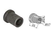 Innenbuchse 35 x 3,5 mm Ø innen 17 mm Ø außen 24 mm für Mulag, Nicolas, Noremat, Rousseau, S.M.A. Innenbuchse 35 x 3,5 mm Ø innen 17 mm Ø außen 24 mm für Mulag, Nicolas, Noremat, Rousseau, S.M.A.