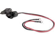 Herth + Buss Batteriensteckdose 3-polig, 6 – 24 V, Stromstärke max. 25 A, mit Anschlussleitung, mit Deckel, für Motorräder Herth + Buss Batteriensteckdose 3-polig, 6 – 24 V, Stromstärke max. 25 A, mit Anschlussleitung, mit Deckel, für Motorräder