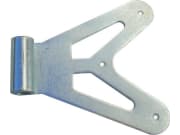 Schmetterlingsscharnier, Bohrung 13 mm, 160 x 50 mm, für Auwärter Schmetterlingsscharnier, Bohrung 13 mm, 160 x 50 mm, für Auwärter