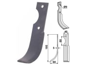 Industriehof® Fräsmesser links 195 x 60 x 5 mm, Bohrung 9 mm für Barbieri, Benassi Industriehof® Fräsmesser links 195 x 60 x 5 mm, Bohrung 9 mm für Barbieri, Benassi