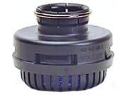 Wabco Geräuschdämpfer, Betriebsdruck max. 18,5 bar, Ø 33,5 mm; 87 mm, Höhe 62 mm, Anschluss Schnappkontur und Schelle Wabco Geräuschdämpfer, Betriebsdruck max. 18,5 bar, Ø 33,5 mm; 87 mm, Höhe 62 mm, Anschluss Schnappkontur und Schelle