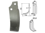 Industriehof® Fräsmesser rechts 170 x 60 x 6 mm, Bohrung 12,5 mm für Sicma Industriehof® Fräsmesser rechts 170 x 60 x 6 mm, Bohrung 12,5 mm für Sicma