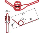 Industriehof® Striegelzinken 215 x 6 mm für Hassia, Lemken Industriehof® Striegelzinken 215 x 6 mm für Hassia, Lemken