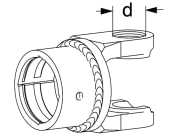 Walterscheid Kupplungsgehäuse Baugröße 2100, d 22 mm, für Freilaufkupplungen F5/1R, 1365743 Walterscheid Kupplungsgehäuse Baugröße 2100, d 22 mm, für Freilaufkupplungen F5/1R, 1365743