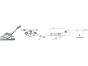 Regulierhebel rechts Magura 16, 100 °, Hub 28 mm, E 41,5 mm, Übersetzung 1:4,3 Regulierhebel rechts Magura 16, 100 °, Hub 28 mm, E 41,5 mm, Übersetzung 1:4,3