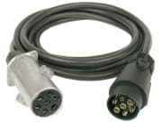 Herth + Buss Adapterkabel 12 V; 24 V, Stecker/Dose 7-polig, 7 x 1,5 mm², Länge Kabel 3.500 mm, 51 276 564 Herth + Buss Adapterkabel 12 V; 24 V, Stecker/Dose 7-polig, 7 x 1,5 mm², Länge Kabel 3.500 mm, 51 276 564