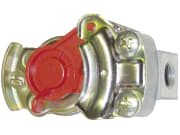 Wabco Kupplungskopf rot, für Anhänger, 2-Kreis-Anlage, Vorrat, M 16 x 1,5 IG Wabco Kupplungskopf rot, für Anhänger, 2-Kreis-Anlage, Vorrat, M 16 x 1,5 IG