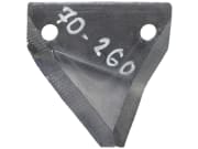 Fräsmesserklinge, 81 x 76 x 4 mm, links, glatt, abgewinkelt für Seko Fräsmesserklinge, 81 x 76 x 4 mm, links, glatt, abgewinkelt für Seko
