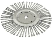 Wildkrautbürste Ø 250 mm radial zur Wildkrautentfernung mit einer Motorsense Wildkrautbürste Ø 250 mm radial zur Wildkrautentfernung mit einer Motorsense