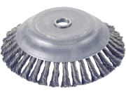 Topfbürste kegelförmig 25,4 mm zur Wildkrautentfernung mit einer Motorsense Topfbürste kegelförmig 25,4 mm zur Wildkrautentfernung mit einer Motorsense