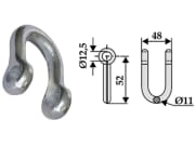 Schäkel gerade für Agrimaster, Cabe (Nuova Cabe), Cosma, Ferri, Orsi, Sicma, Sovema Schäkel gerade für Agrimaster, Cabe (Nuova Cabe), Cosma, Ferri, Orsi, Sicma, Sovema
