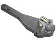 Cramer Tragplatte KBA8307OB 755 x 230 x 40 mm für Zugkugelkupplungen, 8003285 Cramer Tragplatte KBA8307OB 755 x 230 x 40 mm für Zugkugelkupplungen, 8003285