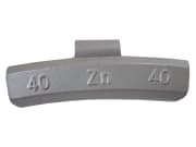 Tip Top Zink Ausgleichgewicht 5 g, "ZA Economy Line", mit Haltefeder, für PKW-Universal-Leichtmetallräder Tip Top Zink Ausgleichgewicht 5 g, "ZA Economy Line", mit Haltefeder, für PKW-Universal-Leichtmetallräder