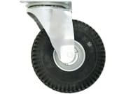 Lenkrolle L-P 220R Platten-Gr. 140x110 mm, Höhe 250 mm, mit Rillenprofil Lenkrolle L-P 220R Platten-Gr. 140x110 mm, Höhe 250 mm, mit Rillenprofil