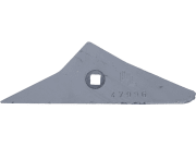 Anlagenspitze, links/rechts, geschnittene Ware, 47996, für Gassner Anlagenspitze, links/rechts, geschnittene Ware, 47996, für Gassner