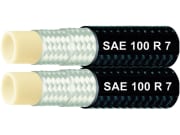 Thermoplastschlauch "SAE 100 R 7" NW DN 6 - 1/4", 6,5 x 12,2 mm, zwilling Thermoplastschlauch "SAE 100 R 7" NW DN 6 - 1/4", 6,5 x 12,2 mm, zwilling
