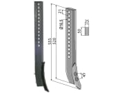 Industriehof® Spurlockerzinken 555 x 25 x 50 mm mit Schar, für Väderstad Industriehof® Spurlockerzinken 555 x 25 x 50 mm mit Schar, für Väderstad