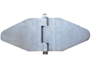 Faltscharnier, Stahl, 145 x 50 mm, für Auwärter Auffahrrampe Faltscharnier, Stahl, 145 x 50 mm, für Auwärter Auffahrrampe