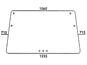 Frontscheibe, klar, aufklappbar, ausstellbar, für Deutz-Fahr 3.10, 3.50 3.90, 3.57-6.17, 4.31, 4.51, 4.56, 6.06, 6.16 Frontscheibe, klar, aufklappbar, ausstellbar, für Deutz-Fahr 3.10, 3.50 3.90, 3.57-6.17, 4.31, 4.51, 4.56, 6.06, 6.16