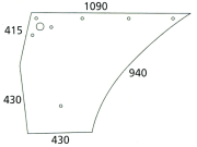 Türscheibe, klar, unten links/rechts, für Deutz-Fahr AgroCompact 3.30VF-3.50VF, 3.50S, 3.70VF, 3-90F/S, Compact DX V/F/S 3.10V-3.30V/F, 3.50S-3.70V/F, 3.90F/S Türscheibe, klar, unten links/rechts, für Deutz-Fahr AgroCompact 3.30VF-3.50VF, 3.50S, 3.70VF, 3-90F/S, Compact DX V/F/S 3.10V-3.30V/F, 3.50S-3.70V/F, 3.90F/S