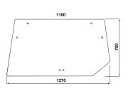 Heckscheibe, klar, 2-Loch-Befestigung, aufklappbar, für Deutz-Fahr DX 3.10, 3.30, 3.50, 3.60, 3.65, 3.70, 3.75, 3.90 - Kabine Vario Cab Heckscheibe, klar, 2-Loch-Befestigung, aufklappbar, für Deutz-Fahr DX 3.10, 3.30, 3.50, 3.60, 3.65, 3.70, 3.75, 3.90 - Kabine Vario Cab