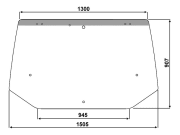 Heckscheibe, grün, 4-Loch-Befestigung, Siebdruck, für Case IH JX70U-JX1100U, Fiat L60-95, M100-160, Ford New Holland TL70-100, TLA70A-100A, 4635-7635, TM115-190, TS90-115 Heckscheibe, grün, 4-Loch-Befestigung, Siebdruck, für Case IH JX70U-JX1100U, Fiat L60-95, M100-160, Ford New Holland TL70-100, TLA70A-100A, 4635-7635, TM115-190, TS90-115