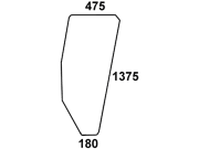Türscheibe, klar, rechts, für Fiat 55-90-180-90, 55.88-55.88DT-80.88-80.88DT, 580-980-Kabine Komfort CS 14–19 Türscheibe, klar, rechts, für Fiat 55-90-180-90, 55.88-55.88DT-80.88-80.88DT, 580-980-Kabine Komfort CS 14–19