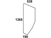 Türscheibe, grün, links, für Fiat 55-90–180-90, 55.88/55.88DT–80.88/80.88DT, 580–980-Komfort-/Superkomfort Kabine CS 14–19 Türscheibe, grün, links, für Fiat 55-90–180-90, 55.88/55.88DT–80.88/80.88DT, 580–980-Komfort-/Superkomfort Kabine CS 14–19
