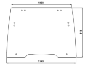 Frontscheibe, grün, ausstellbar, für Case IH JX70U-JX100U, JX1070U-JX1100U, Fiat L60-L95, Ford TL70-TL100, 4635-7635, Ford New Holland TL80-TL100, TLA70A-TLA100A Frontscheibe, grün, ausstellbar, für Case IH JX70U-JX100U, JX1070U-JX1100U, Fiat L60-L95, Ford TL70-TL100, 4635-7635, Ford New Holland TL80-TL100, TLA70A-TLA100A
