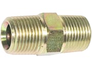 Gewindenippel "DST-R", R 1/2" AG BSPT kegelig, gerade, Abdichtung durch Kegelgewinde Gewindenippel "DST-R", R 1/2" AG BSPT kegelig, gerade, Abdichtung durch Kegelgewinde