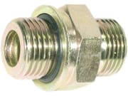 Einschraubverschraubung "GE-OR", R 3/8" AG BSPP/13/16"-16 AG UNF, gerade, O-Ring und Kammerring/flachdichtend O-Ring Einschraubverschraubung "GE-OR", R 3/8" AG BSPP/13/16"-16 AG UNF, gerade, O-Ring und Kammerring/flachdichtend O-Ring