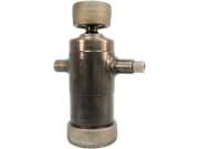 Schema Teleskophydraulikzylinder "TK309K" mit Kugelpfanne L 233 mm F 95 mm Hub 500 mm Schema Teleskophydraulikzylinder "TK309K" mit Kugelpfanne L 233 mm F 95 mm Hub 500 mm