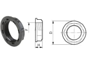 Agrotop Nutmutter G 1 1/2" IG (BSP) Agrotop Nutmutter G 1 1/2" IG (BSP)