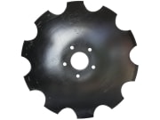 Industriehof® Eggenscheibe 560 x 6 mm, LK 128 mm, ZB 75 mm, gewölbt, gezahnt, flacher Ansatz, für universal Industriehof® Eggenscheibe 560 x 6 mm, LK 128 mm, ZB 75 mm, gewölbt, gezahnt, flacher Ansatz, für universal
