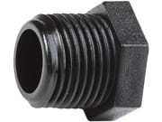 Agrotop Verschlussstopfen G 1/2" AG (BSP);H 15,5 mm Länge 23 mm Agrotop Verschlussstopfen G 1/2" AG (BSP);H 15,5 mm Länge 23 mm