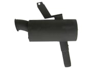 Schalldämpfer, Auslass 60 mm, Länge 390 mm, für Ford 7840, 8240, 8340 Schalldämpfer, Auslass 60 mm, Länge 390 mm, für Ford 7840, 8240, 8340