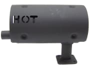Schalldämpfer waagrecht, Auslass 29/33 mm, für Kubota B2100 bis B7800HSD Schalldämpfer waagrecht, Auslass 29/33 mm, für Kubota B2100 bis B7800HSD