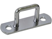 Bügelkrampe, verzinkt, Höhe 30 mm, Abstand Bohrungen 51 mm, Platte 72 x 20 mm Bügelkrampe, verzinkt, Höhe 30 mm, Abstand Bohrungen 51 mm, Platte 72 x 20 mm