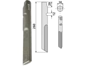Industriehof® Kreiseleggenzinken links/rechts, 260 mm, für Krone Industriehof® Kreiseleggenzinken links/rechts, 260 mm, für Krone