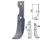 Industriehof® Fräsmesser links 183 x 60 x 5 mm, Bohrung 9 mm für Barbieri, Benassi Industriehof® Fräsmesser links 183 x 60 x 5 mm, Bohrung 9 mm für Barbieri, Benassi
