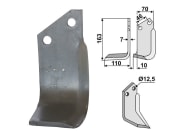 Industriehof® Fräsmesser links 163 x 70 x 7 mm, Bohrung 12,5 mm für Muratori Industriehof® Fräsmesser links 163 x 70 x 7 mm, Bohrung 12,5 mm für Muratori
