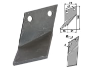 Industriehof® Rotorzinken links 146 x 70 x 6 mm, Bohrung 11,5 mm für Rota Dairon Industriehof® Rotorzinken links 146 x 70 x 6 mm, Bohrung 11,5 mm für Rota Dairon