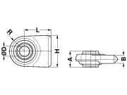 Walterscheid Anschweißende Kat. 2H, Ø 45 mm, konisch, für Unterlenker, 1306832 Walterscheid Anschweißende Kat. 2H, Ø 45 mm, konisch, für Unterlenker, 1306832