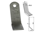 Y-Messer 124 x 40 x 5 mm, Bohrung 12,5 mm, für Caroni Y-Messer 124 x 40 x 5 mm, Bohrung 12,5 mm, für Caroni