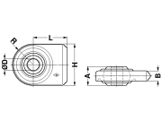 Walterscheid Anschweißende Kat. 1, Ø 35 mm, gerade, für Unterlenker, 1307547 Walterscheid Anschweißende Kat. 1, Ø 35 mm, gerade, für Unterlenker, 1307547
