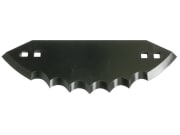 MWS Messer 280 x 92 x 6 mm, halbrund, gezahnt für Futtermischwagen Faresin MWS Messer 280 x 92 x 6 mm, halbrund, gezahnt für Futtermischwagen Faresin