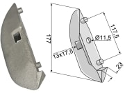 Industriehof® Säschar 23 x 177 mm für Lemken, 99.LM-01 Industriehof® Säschar 23 x 177 mm für Lemken, 99.LM-01