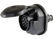 Herth + Buss Steckdose 13-polig, 12 V, Schraubanschluss, mit Kappe, Kunststoff Herth + Buss Steckdose 13-polig, 12 V, Schraubanschluss, mit Kappe, Kunststoff