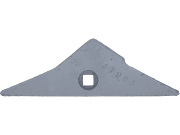 Anlagenspitze, links/rechts, geschnittene Ware, 47993, für Gassner Anlagenspitze, links/rechts, geschnittene Ware, 47993, für Gassner
