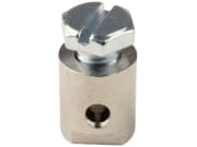 Schraubnippel Ø Kopf 7 mm, Ø Schaft 9 mm, Länge 10,5 mm, montiert, mit Sechskantschraube M 5 x 7 Schraubnippel Ø Kopf 7 mm, Ø Schaft 9 mm, Länge 10,5 mm, montiert, mit Sechskantschraube M 5 x 7